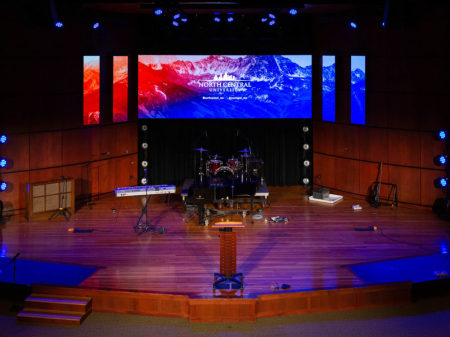 The Lindquist Sanctuary, Trask Word & Worship Center at North Central University.