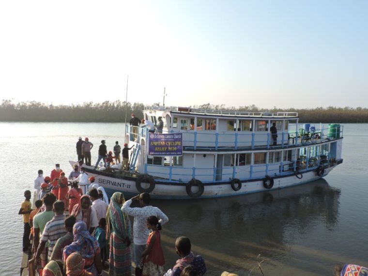 Church’s “Servant Boat” Brings Relief to Thousands of People Impacted by Super Cyclone Amphan in India and Bangladesh