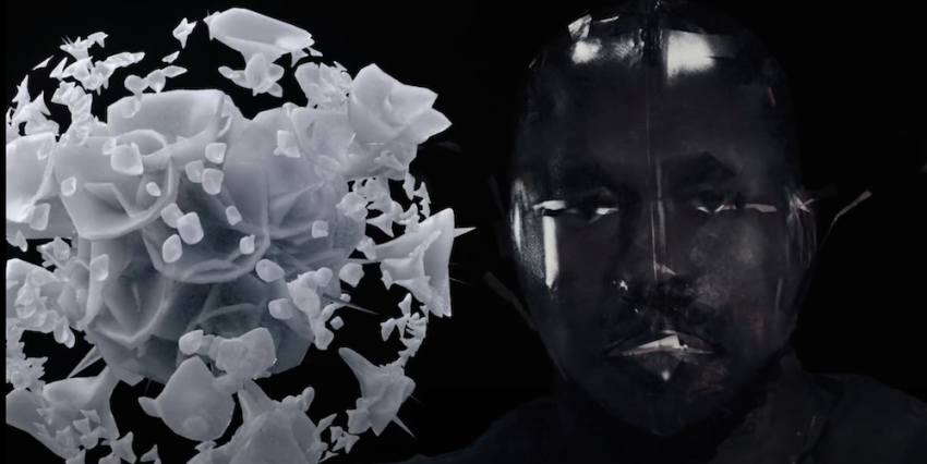 Clip from Kanye West "Wash Us In The Blood" feat. Travis Scott, 2020