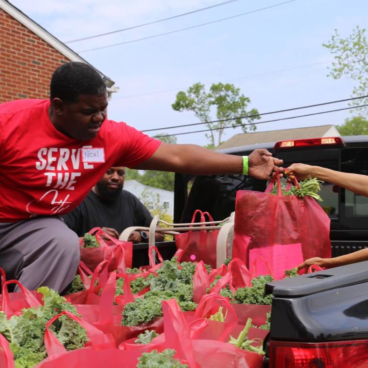Maryland Church Gives Away Two New Cars and 100,000 Pounds of Food to People in Need