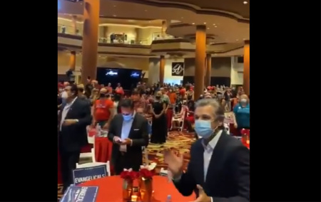 Evangelicals for Trump rally in Las Vegas, Nevada, on Aug. 6, 2020.