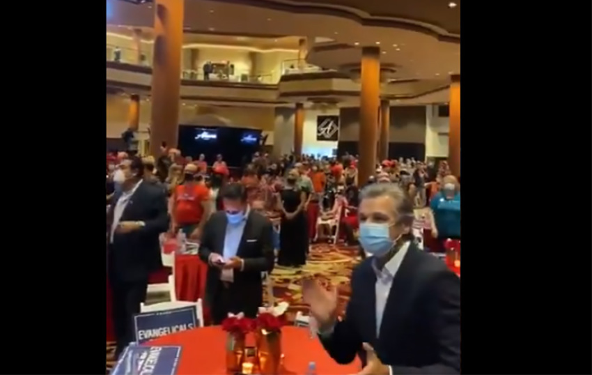 Evangelicals for Trump rally in Las Vegas, Nevada, on Aug. 6, 2020.