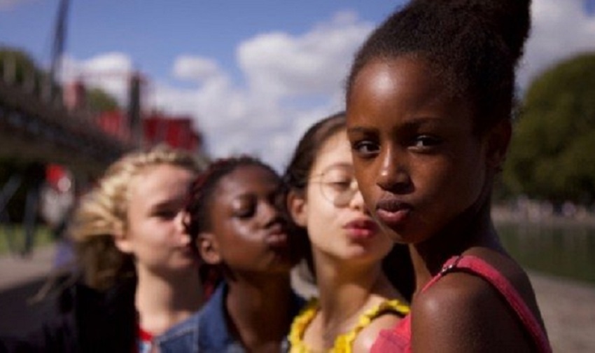 Characters from the controversial film, "Cuties."