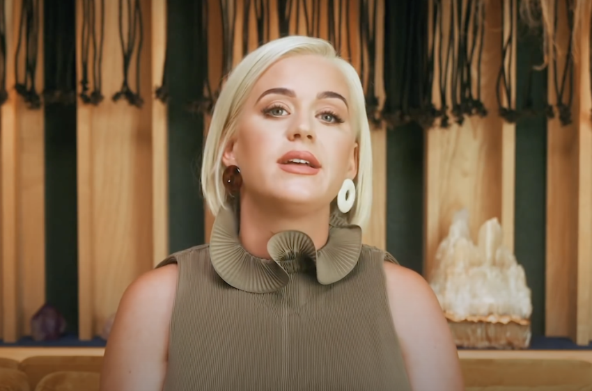 Katy Perry in her latest interview with Zane Lowe, 2020