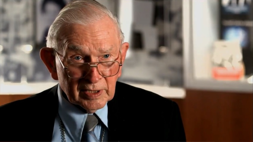 Robert Graetz, a white Lutheran pastor who was involved in the 1950s Montgomery, Alabama bus boycott, is interviewed by Biography in 2014.