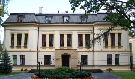 The seat of Poland's Constitutional Tribunal in Warsaw, Poland.