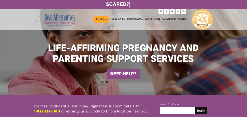 Real Alternatives, a prolife nonprofit, is celebrating six years giving