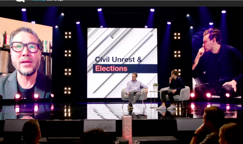 Eugene Cho participates in the Wednesday session of the Q&A: A Virtual Townhall event.
