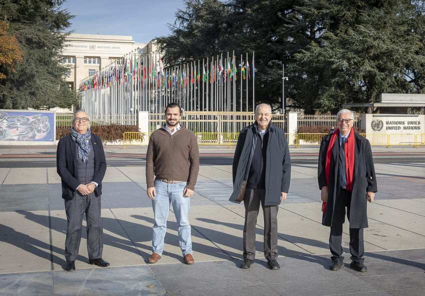 The challengers to the ban on public worship in the Swiss canton of Geneva.