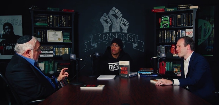 Nick Cannon hosts 'Cannon's Class' with Rabbi Abraham Cooper and the Rev. Johnnie Moore
