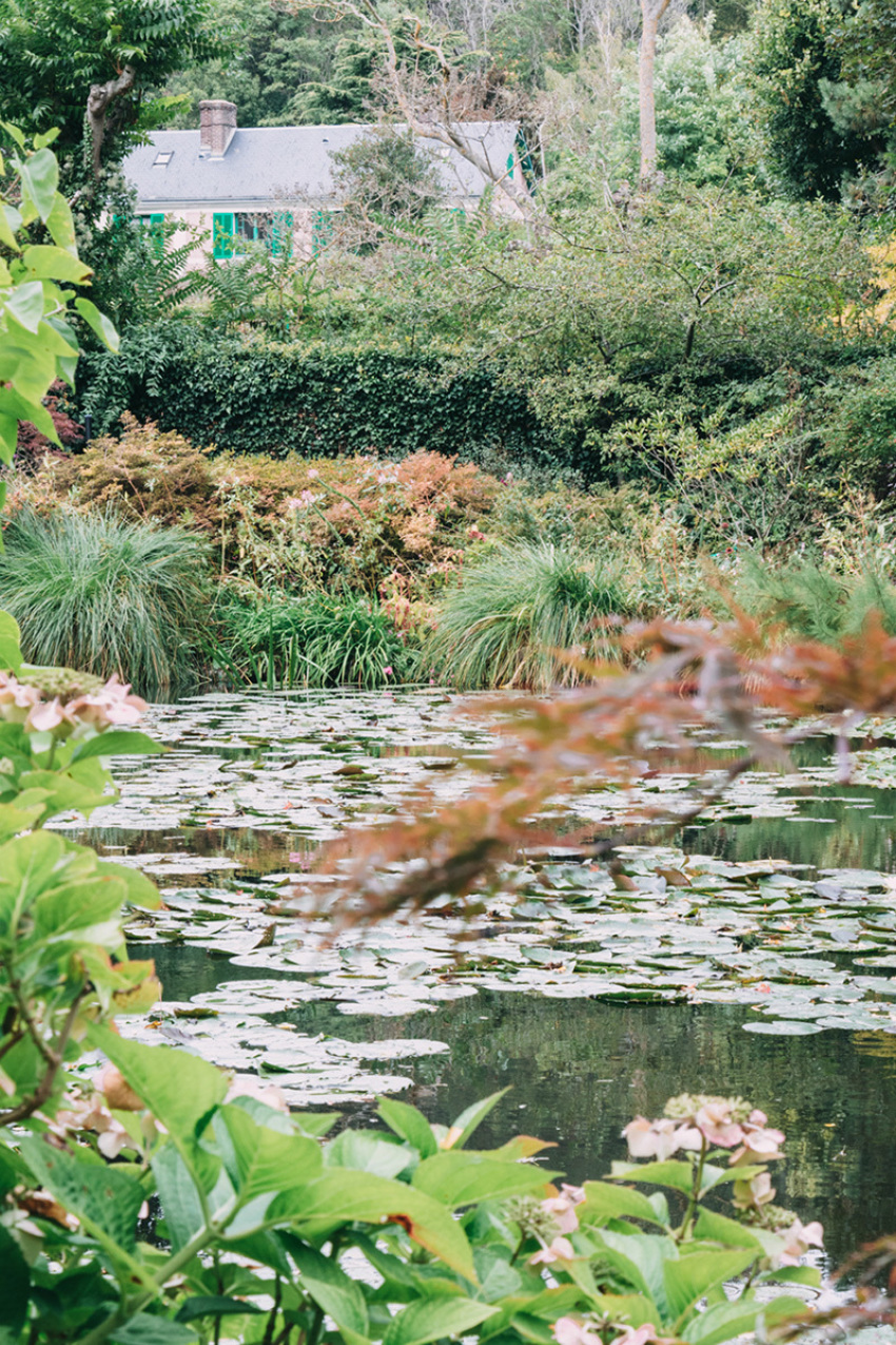Painter Claude Monet’s house and pond in Giverny, a small village in Normandy, France.