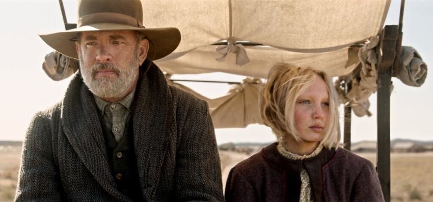 Tom Hanks and Helena Zengel star in "News of the World."