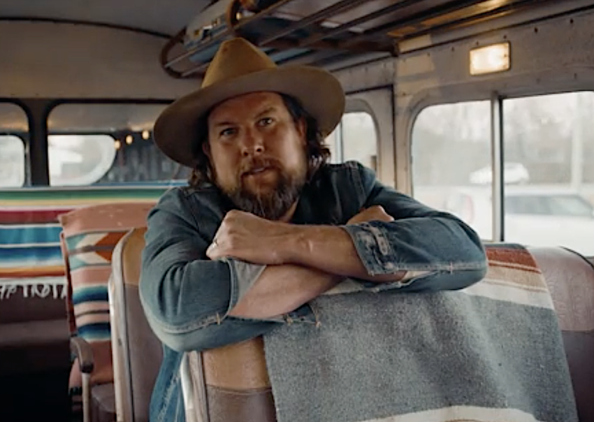 Zach Williams on the set of his new music video, "Less Like Me" 2021