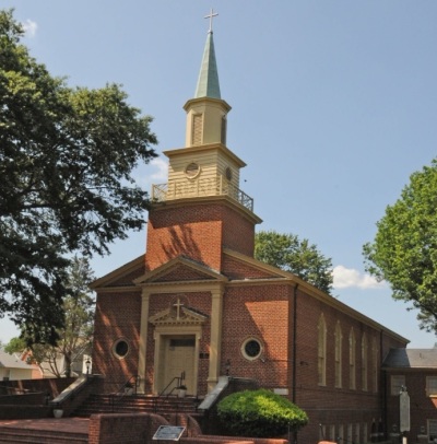 The Historic First Baptist Church of Williamsburg, Virginia. Originally founded in 1776 by a Baptist preacher and former slave named Gowan Pamphlet.