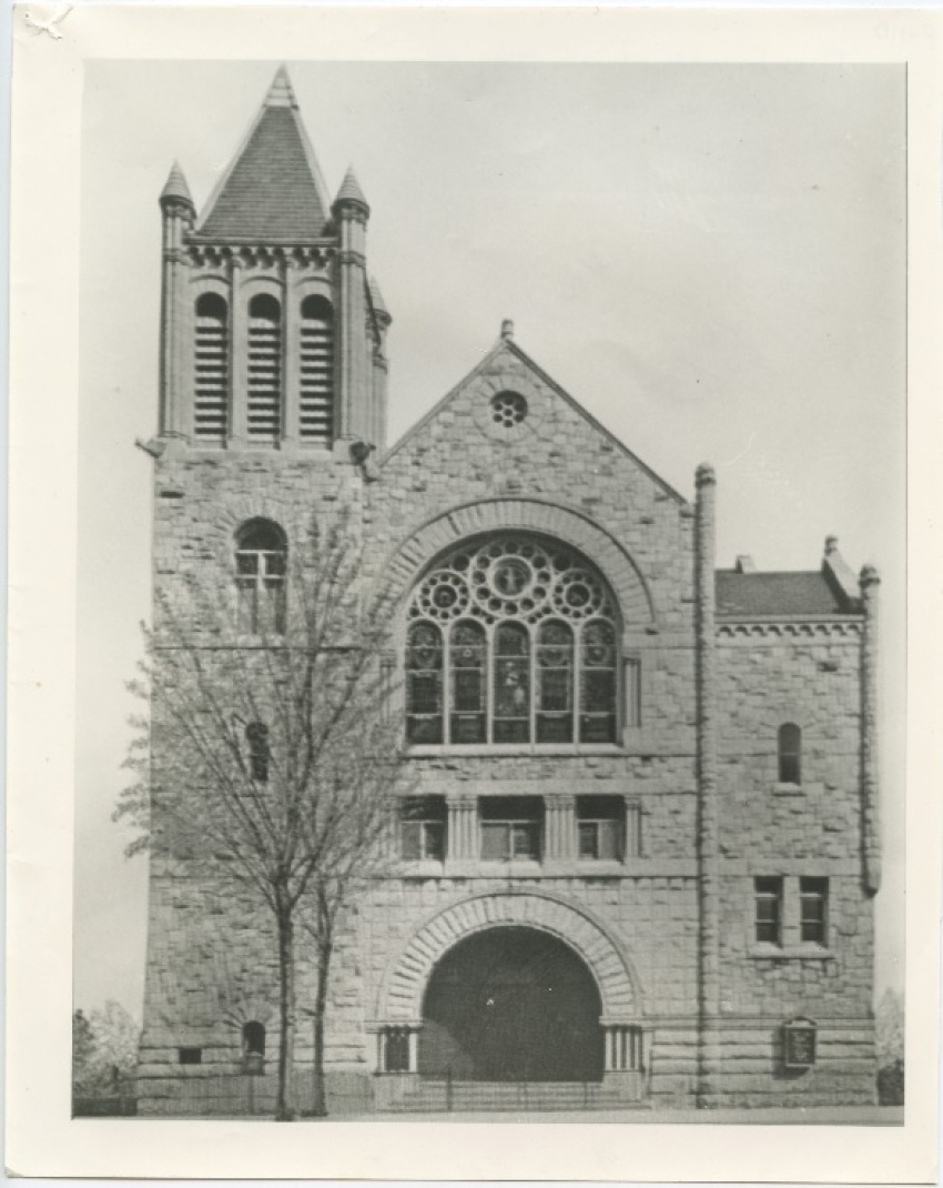Mother Bethel African Methodist Episcopal Church of Philadelphia, Pennsylvania, as seen in this photo, circa 1960s.
