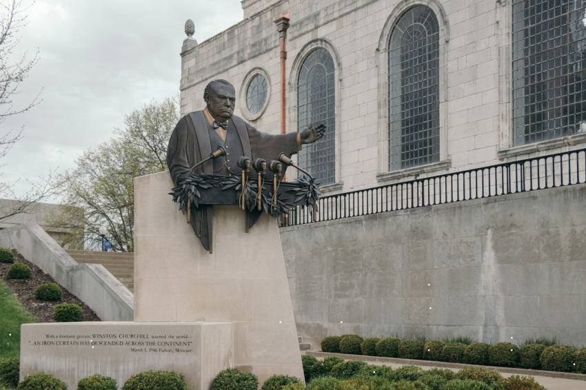 The National Churchill Museum in Fulton, Missouri.