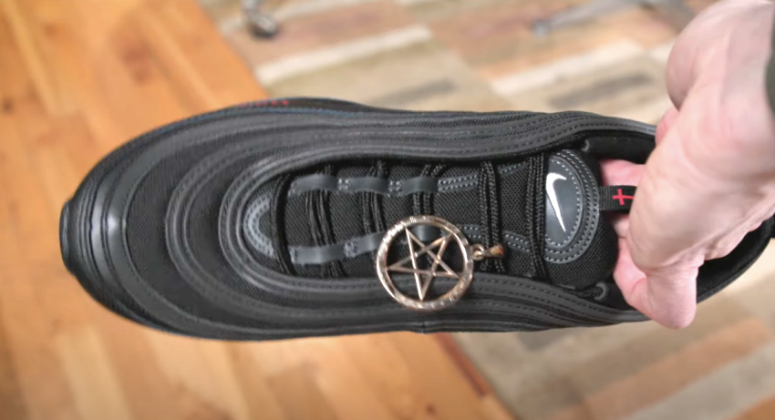 "Satan Shoes" were released in March 2021 by MSCHF.