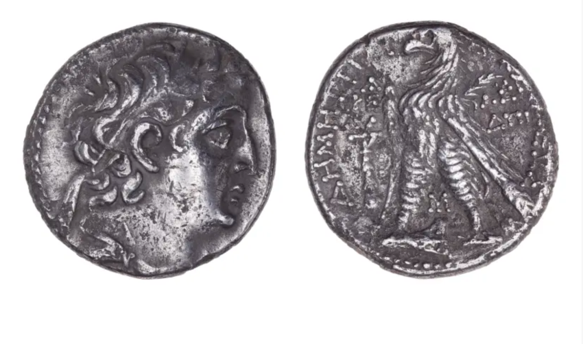 The Tyre Coin discovered in Old Jerusalem.