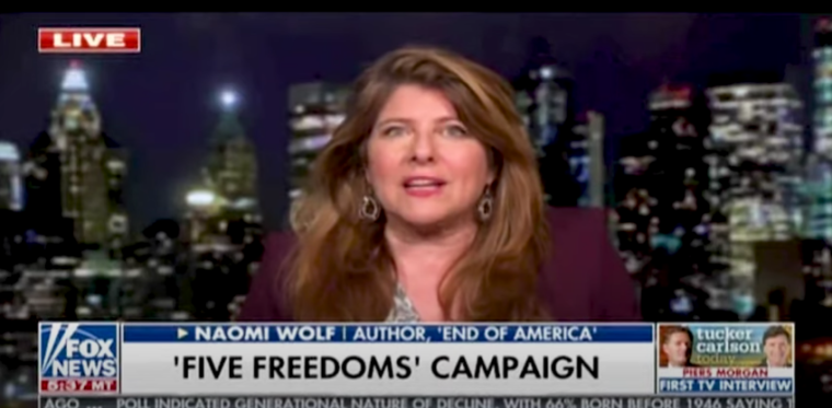 Naomi Wolf laments 'war on religion' amid COVID ...