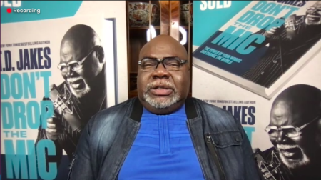 Bishop T.D. Jakes of The Potter's House Church in Dallas, Texas, speaks during a Zoom call with The Christian Post and other reporters on April 22, 2021.
