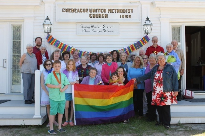 Chebeague Island United Methodist Church of Maine, which in 2021 voted to leave the UMC due to their opposition to the mainline denomination's stance on LGBT issues.