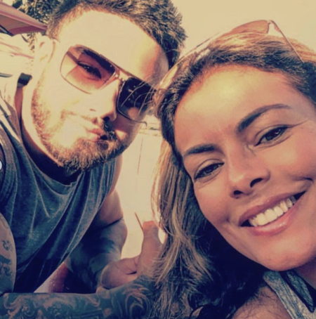 Actress Lisa Vidal and her son Scott