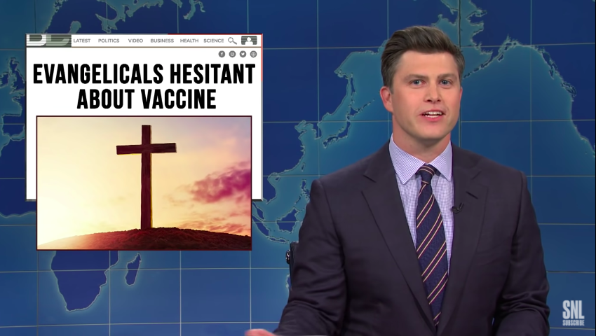 Colin Jost appears on the