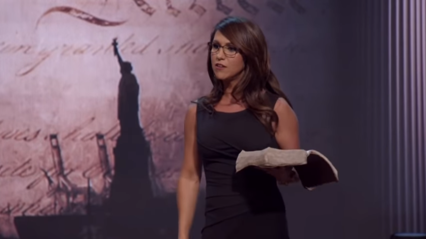 Christian Republican Rep. Lauren Boebert of Colorado.