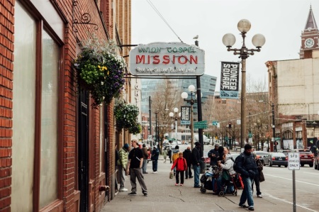The headquarters for the Union Gospel Mission of Seattle, Washington.
