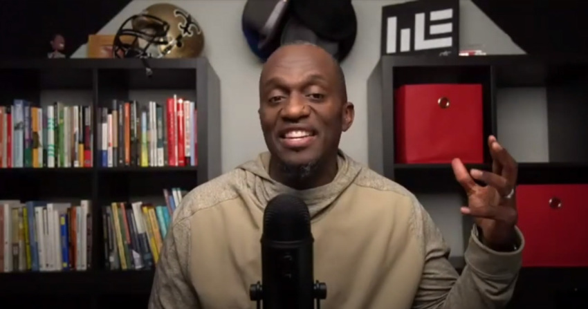 Pastor Dhati Lewis of Blueprint Church in Atlanta, Georgia. 