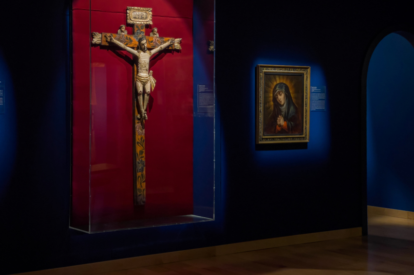 Inside the Art Museum of South Texas in Corpus Christi, Texas.
