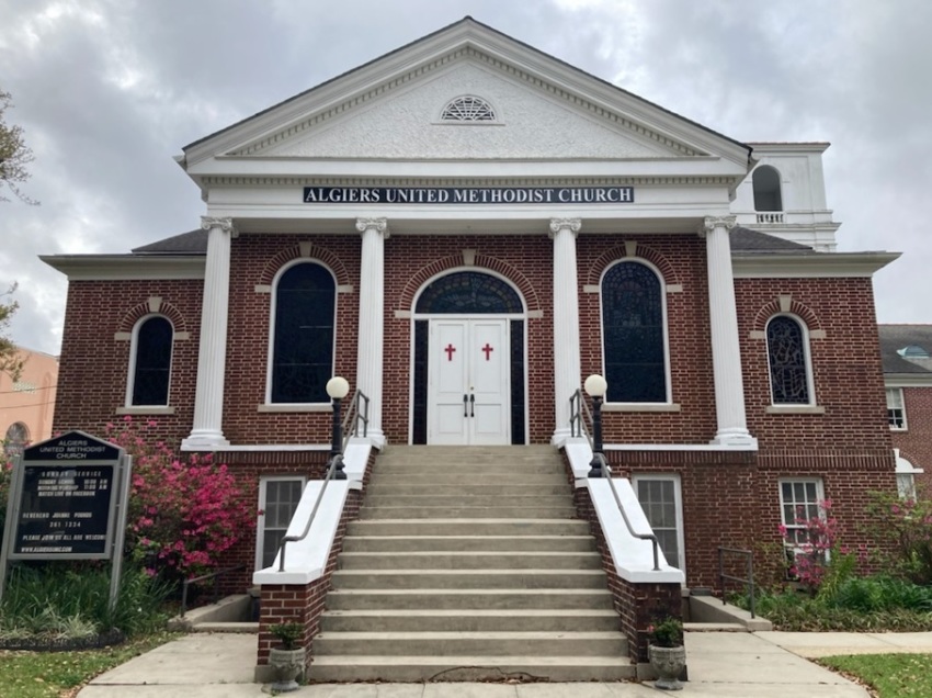 Algiers United Methodist Church of New Orleans, Louisiana.