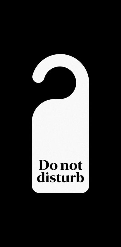 Do not disturb