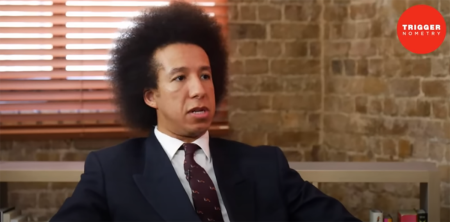 Broadcaster and political commentator Calvin Robinson talks about how his ordination into the Church of England was blocked during an interview on the British program "Triggernometry" on May 27, 2022.