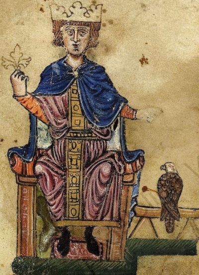 King Frederick II (1194-1250), Holy Roman Emperor and participant in the Sixth Crusade.