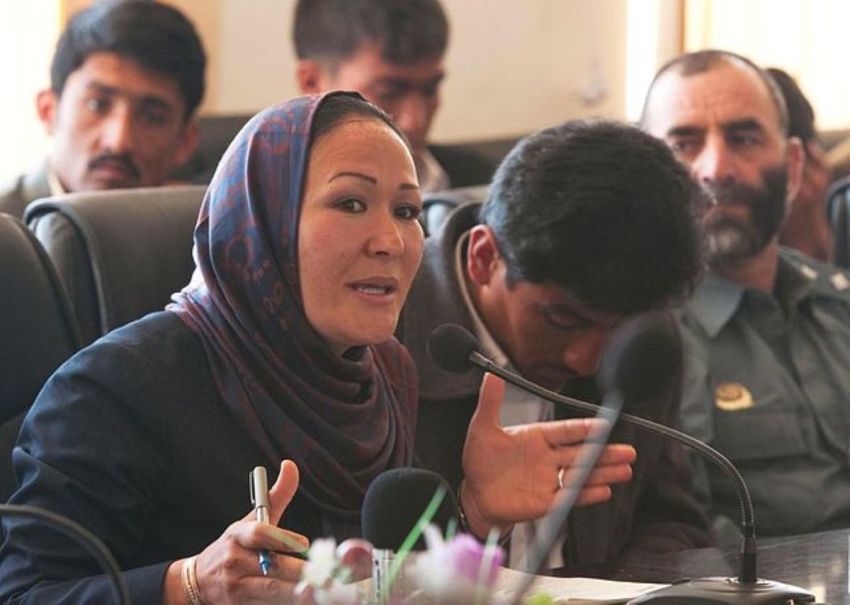 Azra Jafari, the former mayor of Nili in Afghanistan's Daykundi Province, is calling on the United States government to classify the Taliban's persecution against the Hazara ethnic group as a form of genocide.
