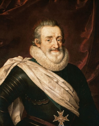 King Henry IV (1553-1610), the ruler of France who issued the Edict of Nantes, which promised religious freedom to Protestants.