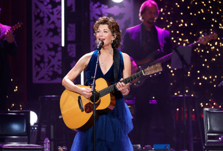 Amy Grant performs at the Ryman Auditorium on December 13, 2021, in Nashville, Tennessee.