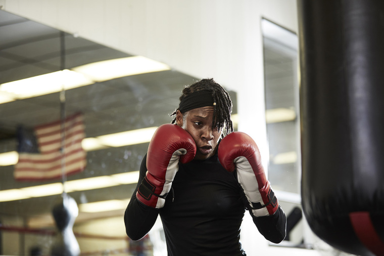 Female boxer
