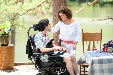 Marcia Gay Harden and Charlie Rowe star in "Gigi and Nate."