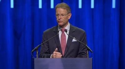 Tony Perkins, president of the Family Research Council, speaking at the Pray Vote Stand Summit on Friday, Sept. 16, 2022.
