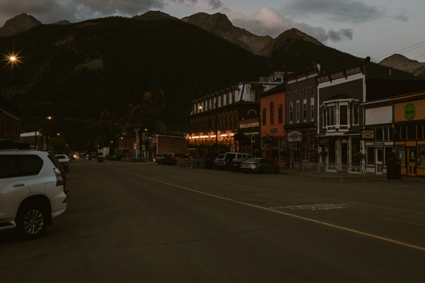 Greene Street in Silverton, Colorado.