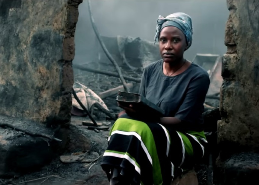 Rebecca speaks during the short film "Rebecca: Nigeria," produced by the Voice of the Martyrs and released on Nov. 6, 2022.