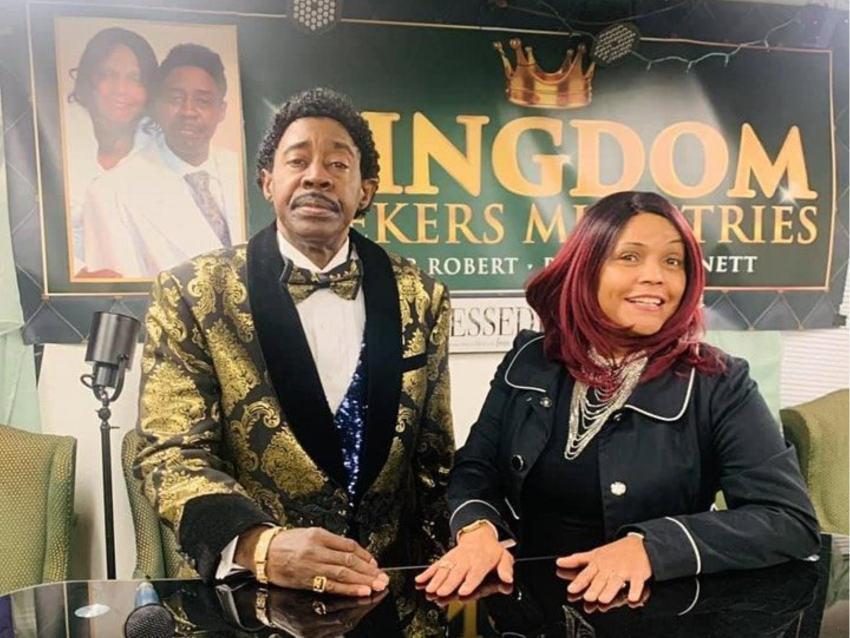 Pastor Robert Bennett with his wife Patricia Bennett.