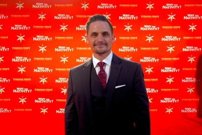 Producer Joseph Narducci attends a red-carpet screening of the Turning Point Studios film "Why The Nativity" at the Museum of the Bible in Washington, D.C., on Dec. 2, 2022. 