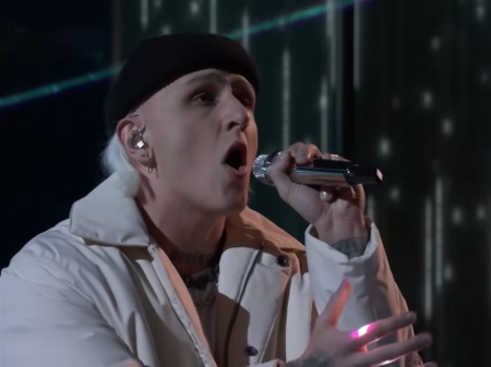 Bodie Kuljian performs on NBC's