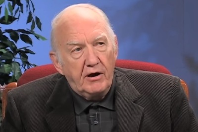 Professor and author Gordon Fee talking about the New Testament book of Revelation in 2015.