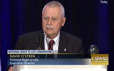 David O'Steen speaks at the National Right to Life Convention on July 8, 2016.