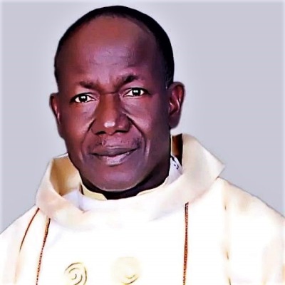 The Rev. Isaac Achi of St. Peter and Paul Catholic Church in Kafin-Koro, Niger state, Nigeria.