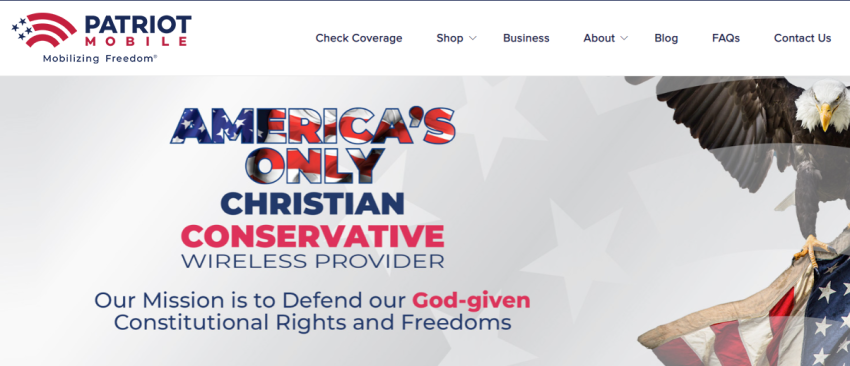 Screengrab: Patriot Mobile